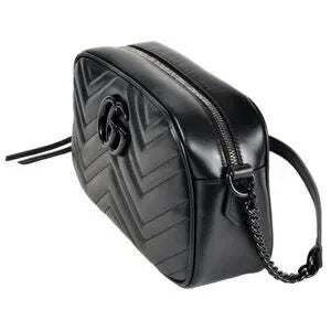 GUCCI GG Marmont Shoulder/Crossbody Black Leather/Hardware - COA included