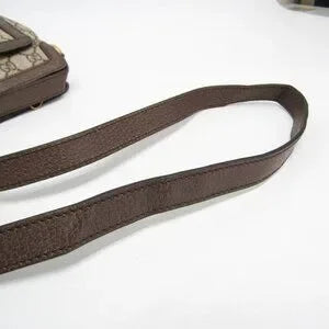 Gucci Ophidia 523534 PVC Shoulder Bag Beige