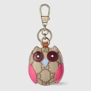 GUCCI Owl Shape Bag Charm Keychain Multicolor 821813 9AAGU 8075 - NWOT