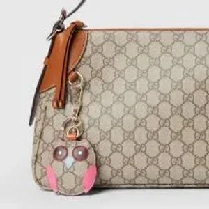 GUCCI Owl Shape Bag Charm Keychain Multicolor 821813 9AAGU 8075 - NWOT