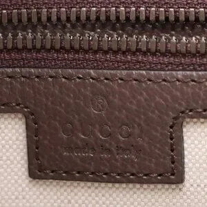 Gucci GG Supreme Monogram Web Small Ophidia Half Moon Hobo Brown - COA included