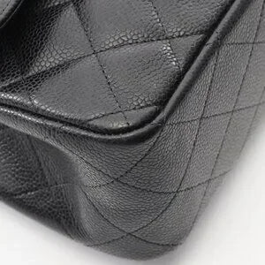 CHANEL Matelasse Caviar Quilted LG/30 Double Flap Gold Hardware - COA included