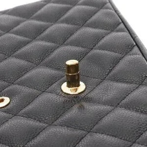 CHANEL Matelasse Caviar Quilted LG/30 Double Flap Gold Hardware - COA included