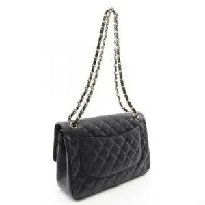 CHANEL Matelasse Caviar Quilted LG/30 Double Flap Gold Hardware - COA included