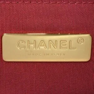 CHANEL 19 Handbag Shoulder Bag AS1160 Black Gold - Medium