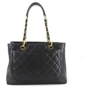 Chanel Matelasse Grand Chain Tote Bag Black - COA included