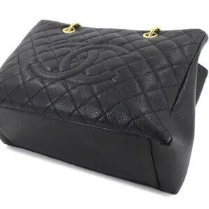 Chanel Matelasse Grand Chain Tote Bag Black - COA included