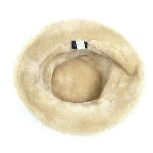 LOUIS VUITTON Louis Vuitton Bonnet Shearling Denim Hat Blue M77127 - Large