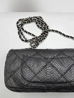 Chanel Python Ultimate Stitch Flap Bag - COA Included
