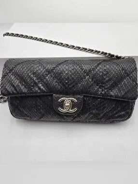 Chanel Python Ultimate Stitch Flap Bag - COA Included