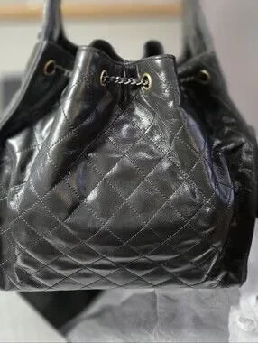 RARE CHANEL 25 MEDIUM - SILVER/GOLD HARDWARE, lamb leather