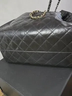 RARE CHANEL 25 MEDIUM - SILVER/GOLD HARDWARE, lamb leather