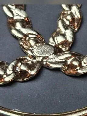 #162 - Chanel 2019 Golden Tone CC Logo w/crystals Brooch