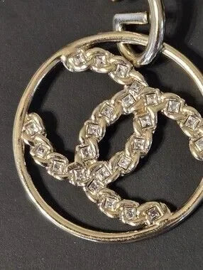 #168 - Chanel 2020V Strass CC Drop Earrings