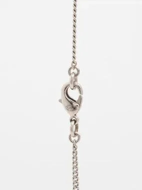 #1109 - Chanel Coco Mark F2012W Necklace with GP/Rhinestones Color: Silver