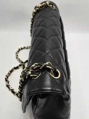 #1 - CHANEL Deca Matelasse Classic 30 Double-Flap, Caviar Leather - A58600