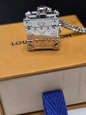 131 - LOUIS VUITTON M00527 Monogram LV Trunk Charm Pendant