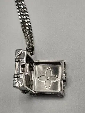 131 - LOUIS VUITTON M00527 Monogram LV Trunk Charm Pendant