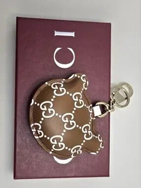 #178 - Gucci Accessory Panda Shape 821890 Leather Bag/Key Charm - NWT